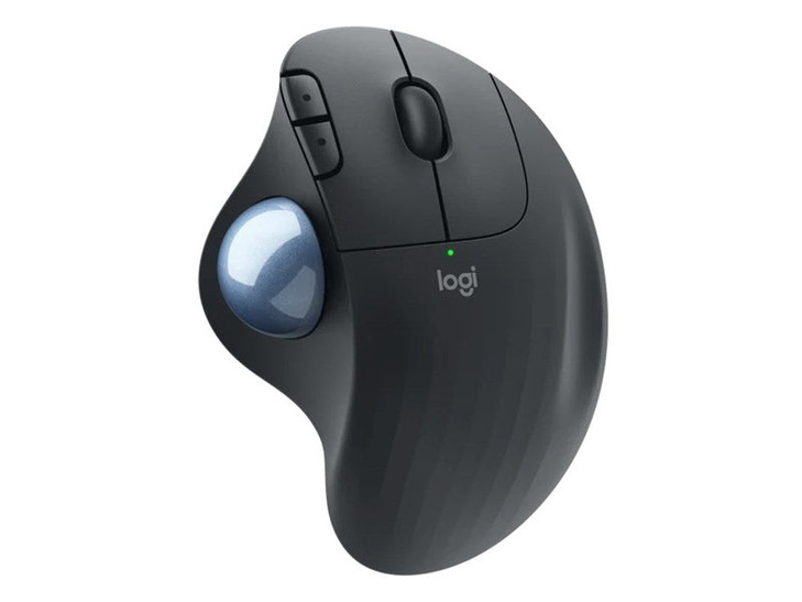 LOGITECH M575 ERGO WIRELESS TRACKBALL MOUSE FOR BUSINESS BOLT RECEIVER BT GRAPHITE - 2YR W