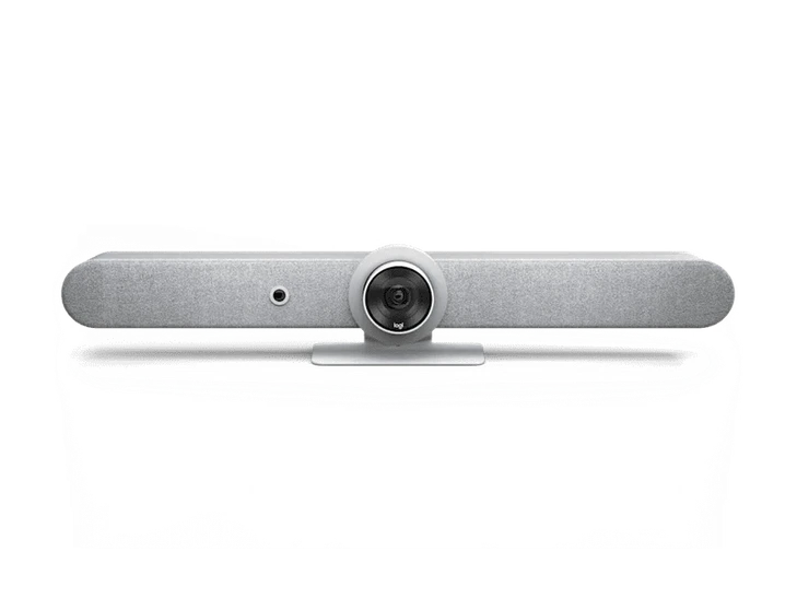LOGITECH RALLY BAR ALL IN ONE 4K ULTRA HD VIDEO BAR BUILT IN SPEAKER & MIC WHITE - 2YR WTY
