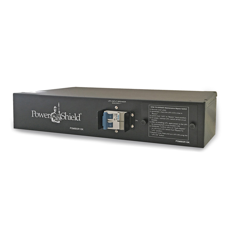 POWERSHIELD RACK MOUNT BYPASS SWITCH 6-10KVA 2U HW INTERLOCKED