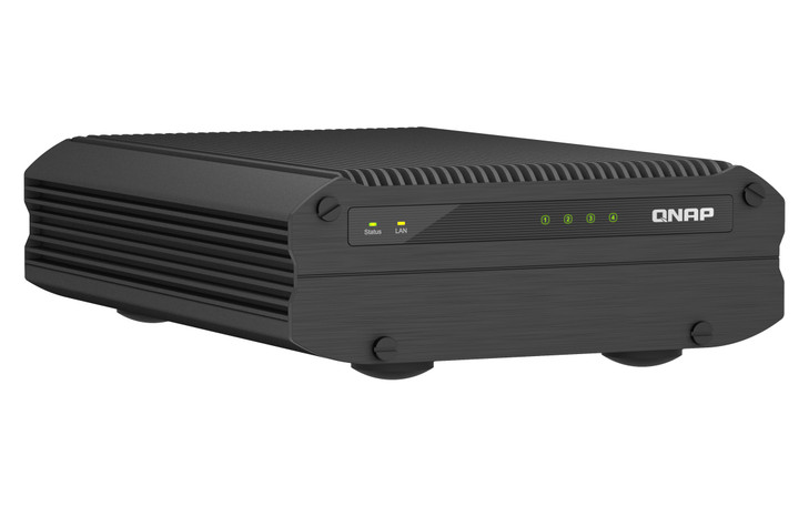 QNAP 4-BAY NAS(NO DISK) ATOM QC 3.0GHz 8GB 10GbE RJ45(2) HDMI(1) USB 3.2(4) 3YR WTY