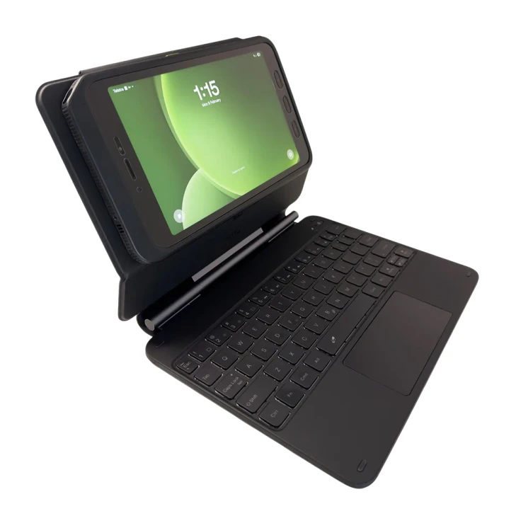 SAMSUNG (STRIKE) TAB ACTIVE PRO/ACTIVE4 & 5 PRO BACKLIT 2IN1KEYBOARD (BLACK)
