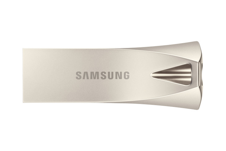 SAMSUNG (BAR PLUS) 128GB USB DRIVE 300R/50W MB/s USB 3.1 SILVER METALLIC 5YR WTY