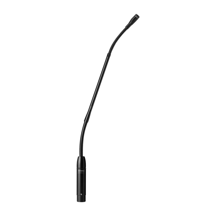 SHURE (MX412/S-X) STANDARD 12" WIRED GOOSENECK MIC BOTTOM EXIT SUPERCARDIOID (NO BASE)