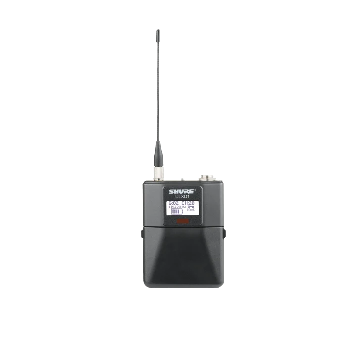 SHURE (ULXD1) DIGITAL WIRELESS BODYPACK TRANSMITTER G66 BAND (487-606MHz)