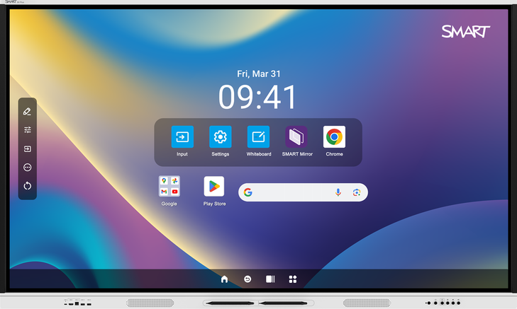 SMART TECH (GX175G-V4-5L) 75" GX PLUS (V4) 4K UHD INTERACTIVE DISPLAY 40-PT TOUCH WHITE