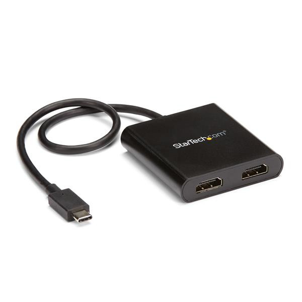 Startech USB-C (T/BOLT3) TO 2X HDMI ADAPTER DUAL DISPLAYS 3YR