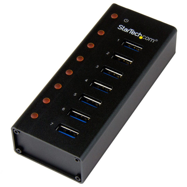 STARTECH 7 PORT USB 3.0 HUB METAL MOUNT 2YR