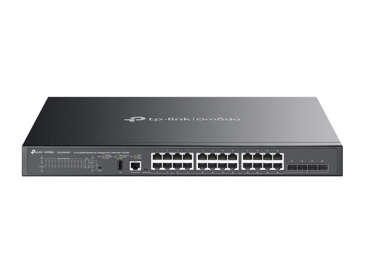 TP-LINK OMADA 24-PORT MANAGED Gb L3 STACKLITE SWITCH POE++(8)/POE+(16) 10G SFP+(4) 500W 5Y