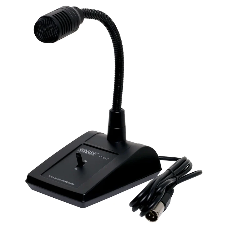 3 Pin XLR Desk Paging Microphone