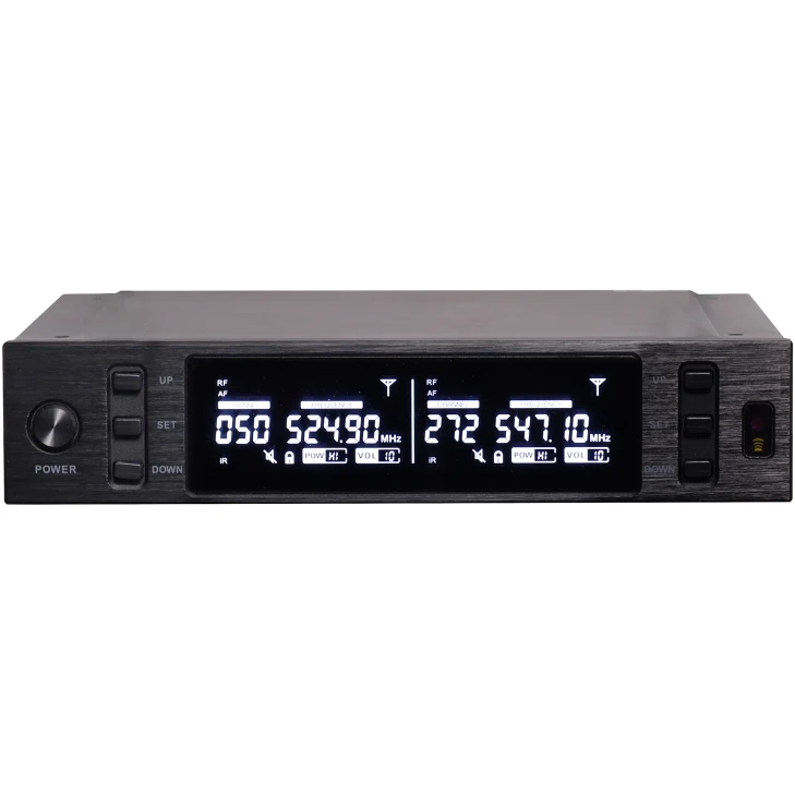 300 Channel True Diversity UHF Microphone Receiver