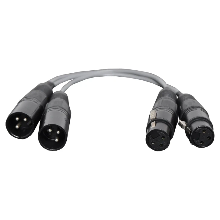 XLR Z Cable Splitter Adapter