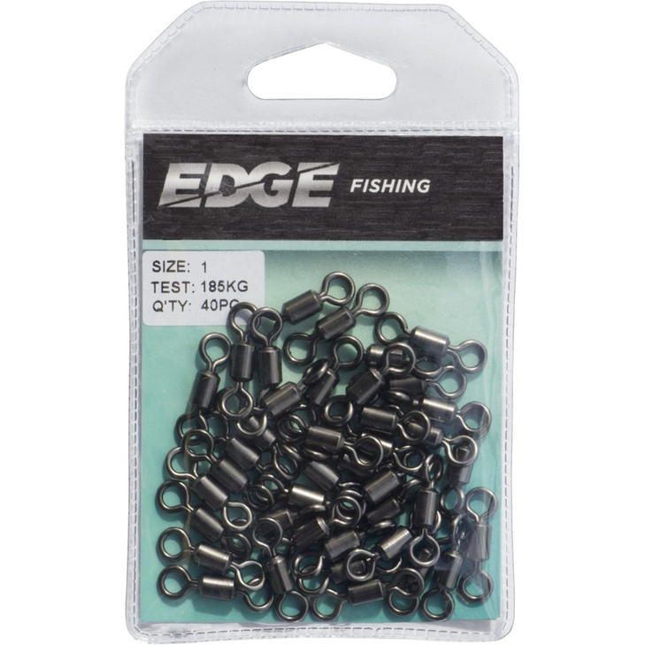 Edge Rolling Swivel SS 2/0 28pc