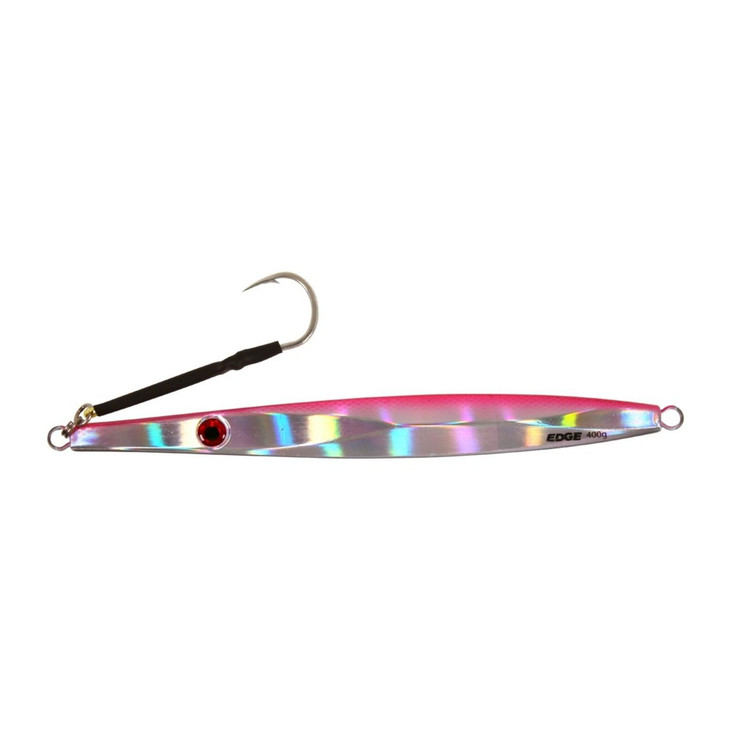Edge 400g Flutter Jig Pink/Silver