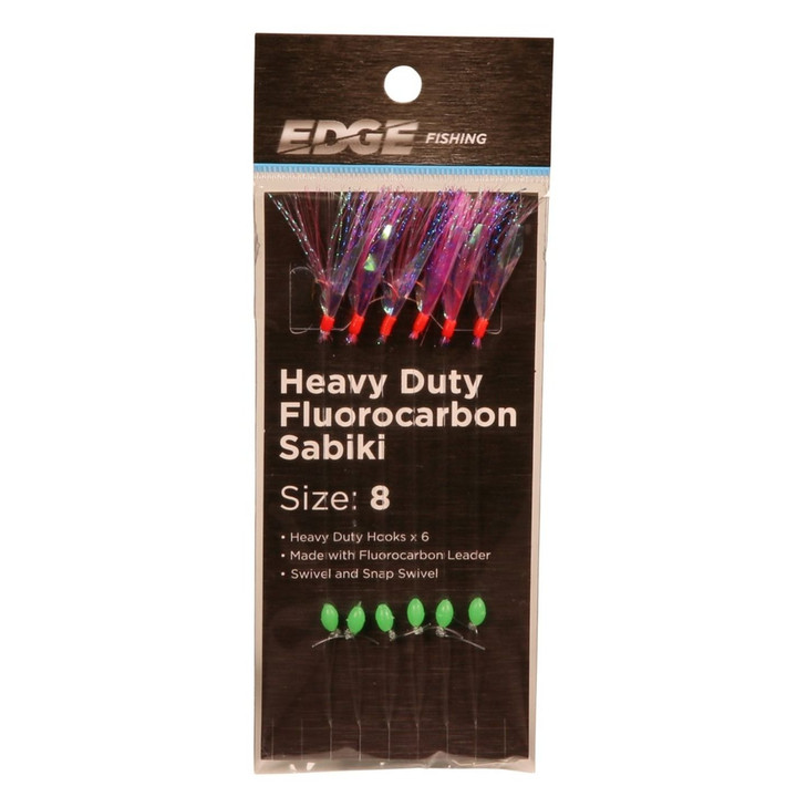 Edge Fluorocarbon HD Sabiki #8