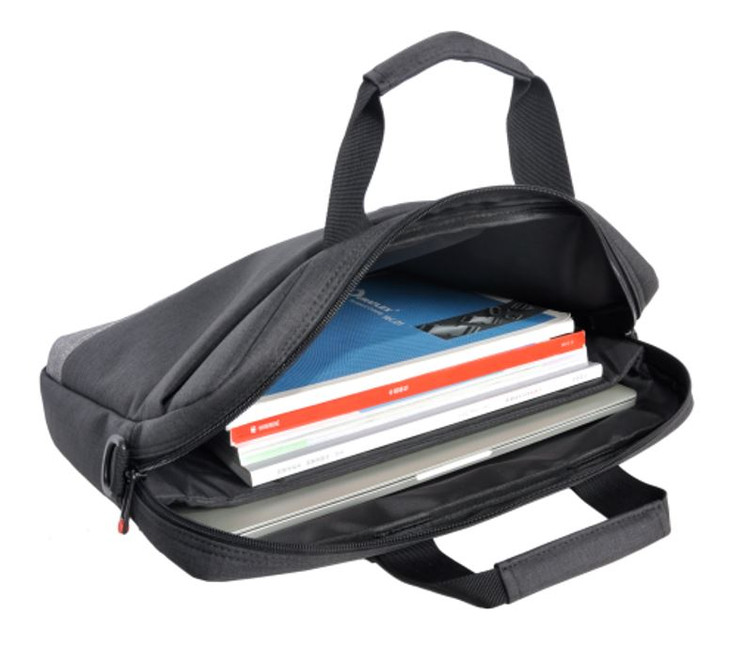 Targus 10" 13.3" 14" 15.6" Notebook back high-quality nylon fabric Top zip closure and padded compartment Shoulder strap nylon case Black+ Grey