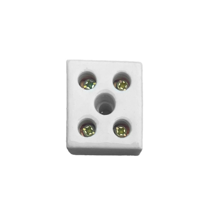 2 Wire Porcelain 30A Terminal Block 