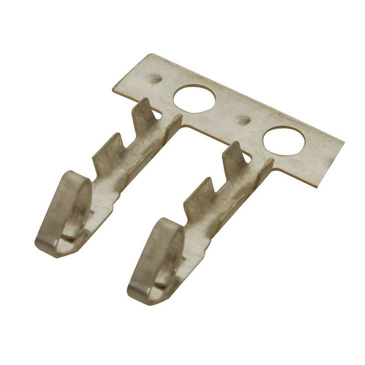 2 Pin 0.1in Header with Crimp Pins - 2.54mm Pitch