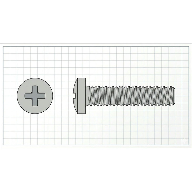 M2 x 8mm Metric Metal Thread Fasteners