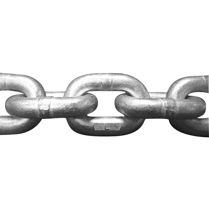Short Link L Grade Chain - Galvanised - 6mm - CMP Brand - Sold as 60m roll