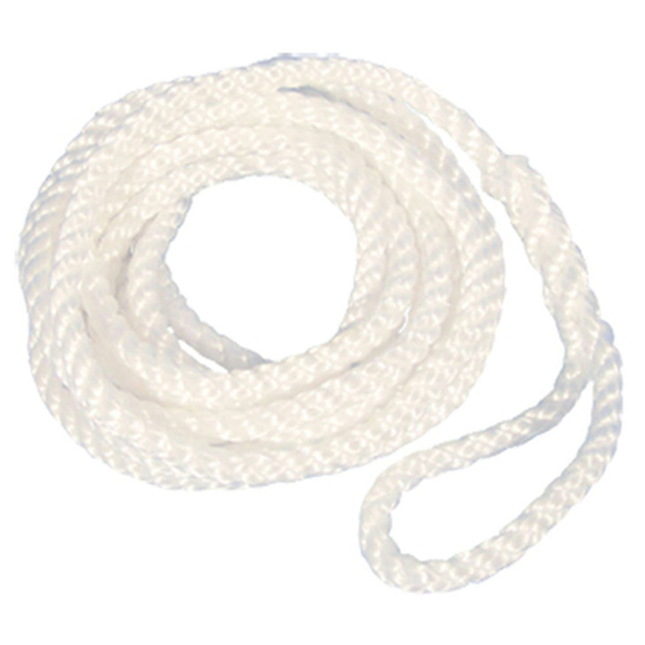 Silver Rope - Most Economical - 8mm dia x 5m Long. - 200mm Loop Eye