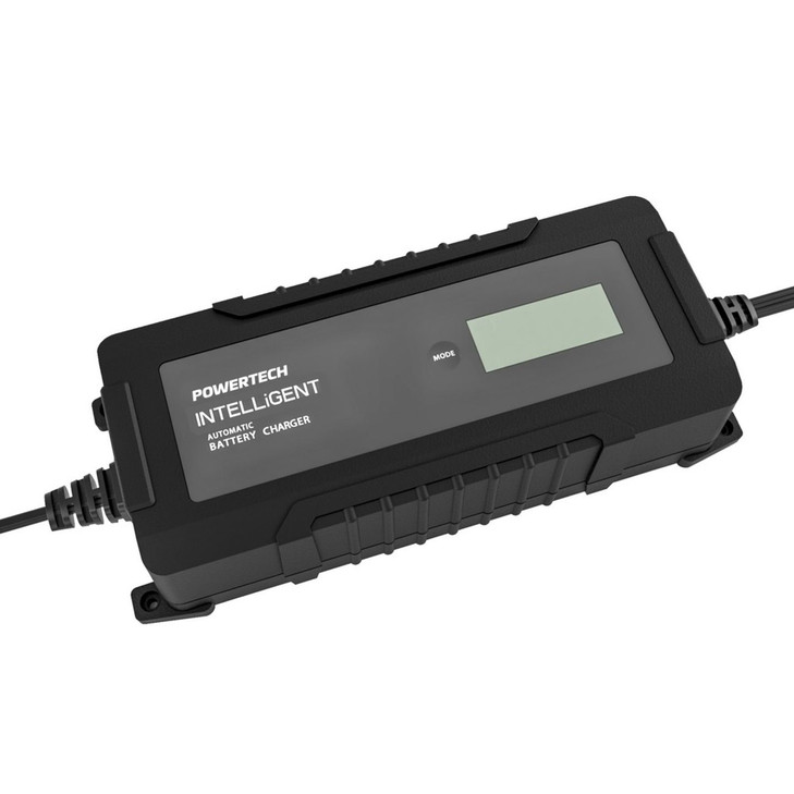 12/24VDC 10A 10-Step Intelligent Lead Acid and 12.8V Lithium Battery Charger
