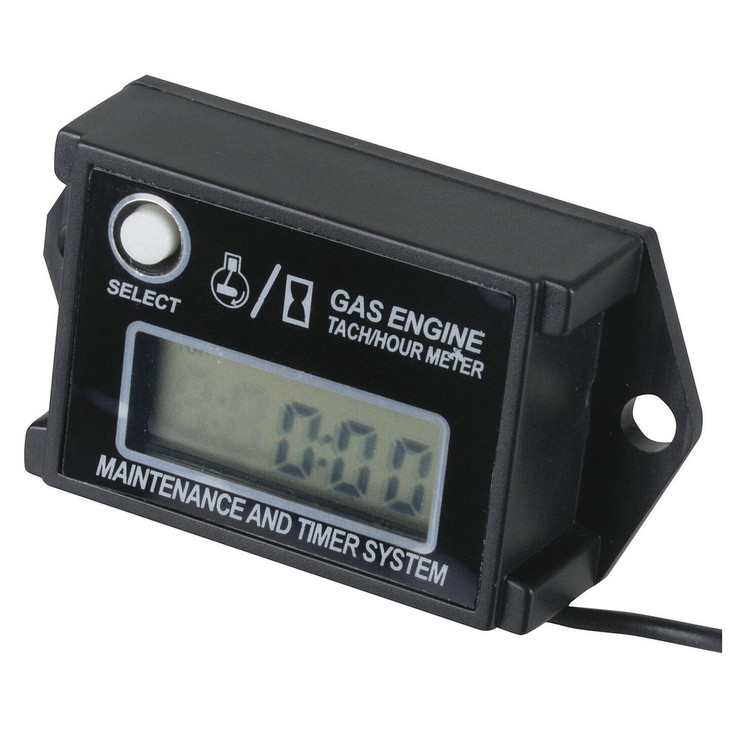 Resettable Tacho and Hour Meter - Engine Maintenance and Timer System
