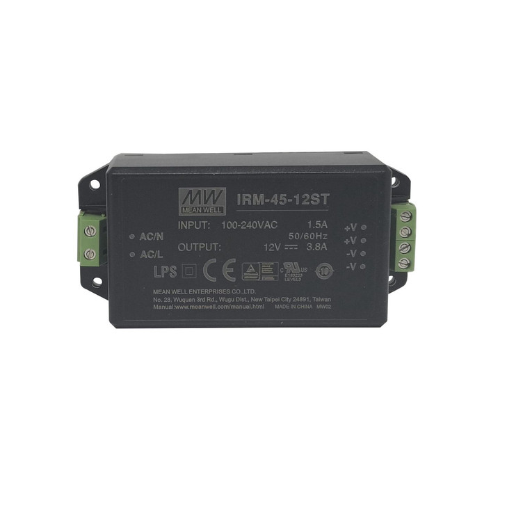 PSU ENC MINI 12V 3.8A 45W MW IRM-45-12ST