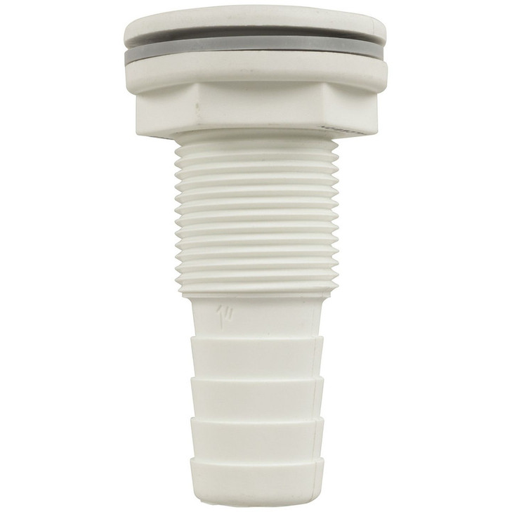 Skin Fitting Threaded with Barbed Tails - 1in (25mm) Tail Int. Dia 18mm