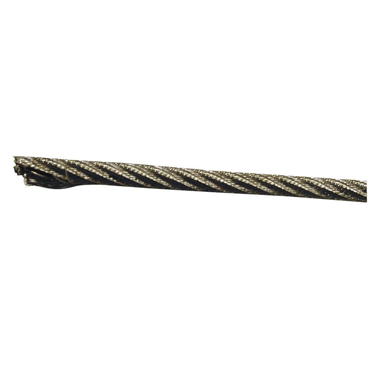Stainless Wire Rope 4.0mm 7x19 Strands - Sold as 100m roll