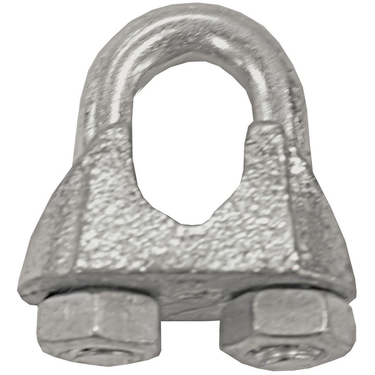 Wire Rope Grip - Galvanised - 6mm (1/4")