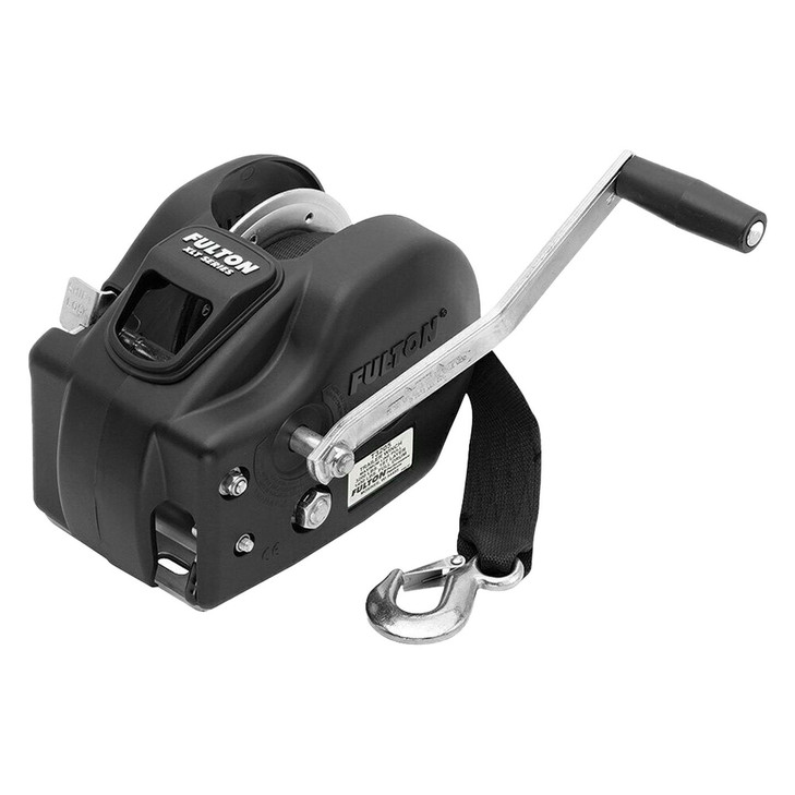 Fulton XLT 2-Speed Trailer Winch With Strap 2600lb