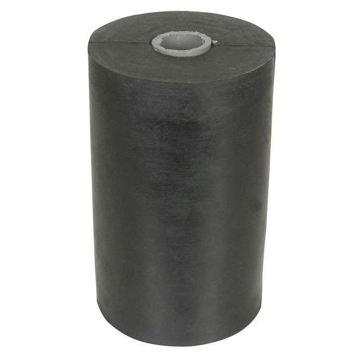 4 1/2in Flat Bilge Roller Black with 17mm Bore