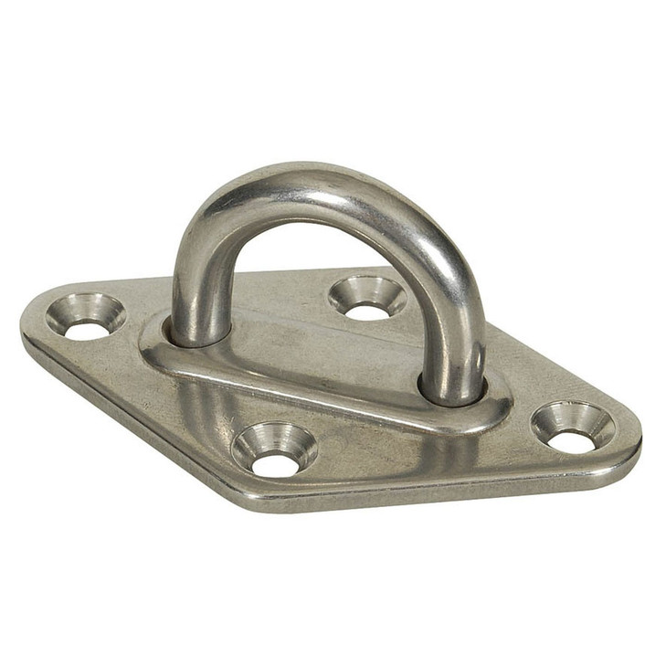 Diamond 8mm Stainless Steel Eye Pad