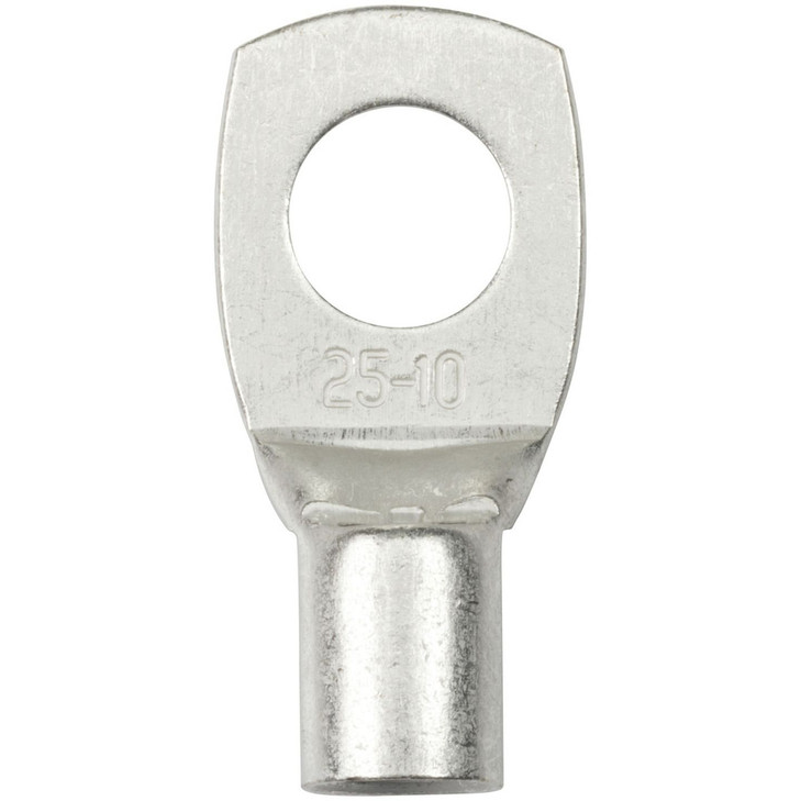 10mm Non-Insulated Eye Terminal 25mm2 4AWG Pack of 4