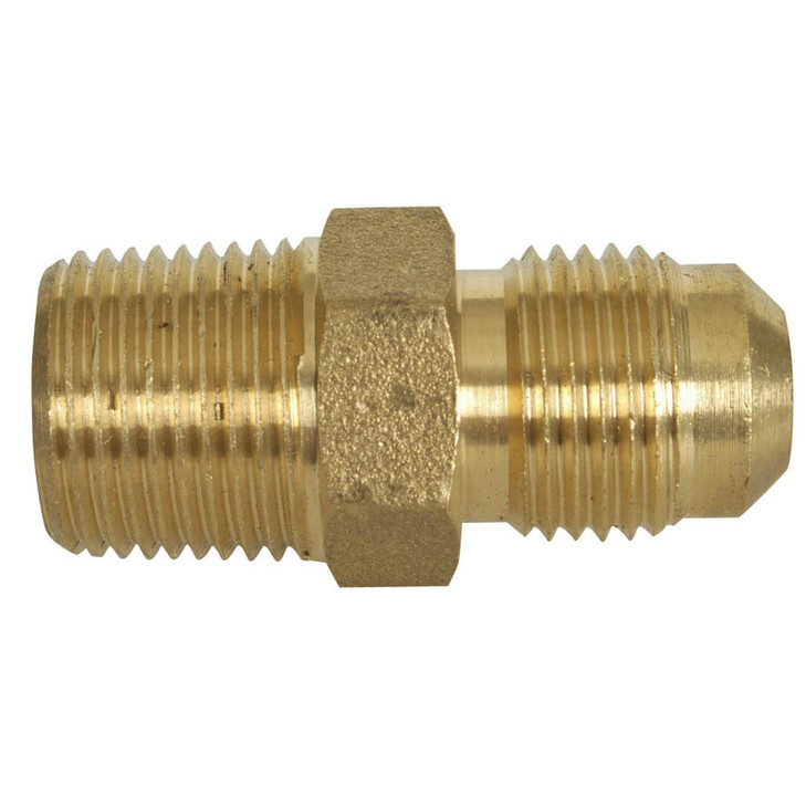 Gas Fittings - 3/8" SAE Male to 3/8" BSP Male