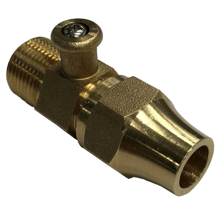 Gas Testing Nipples - 3/8" x 3/8" SAE Flared