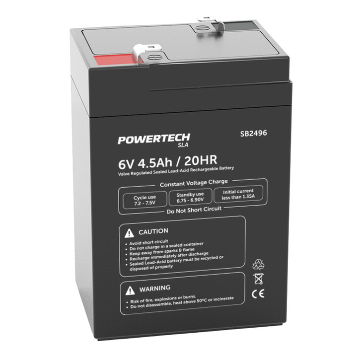 6V 4.5Ah SLA Battery