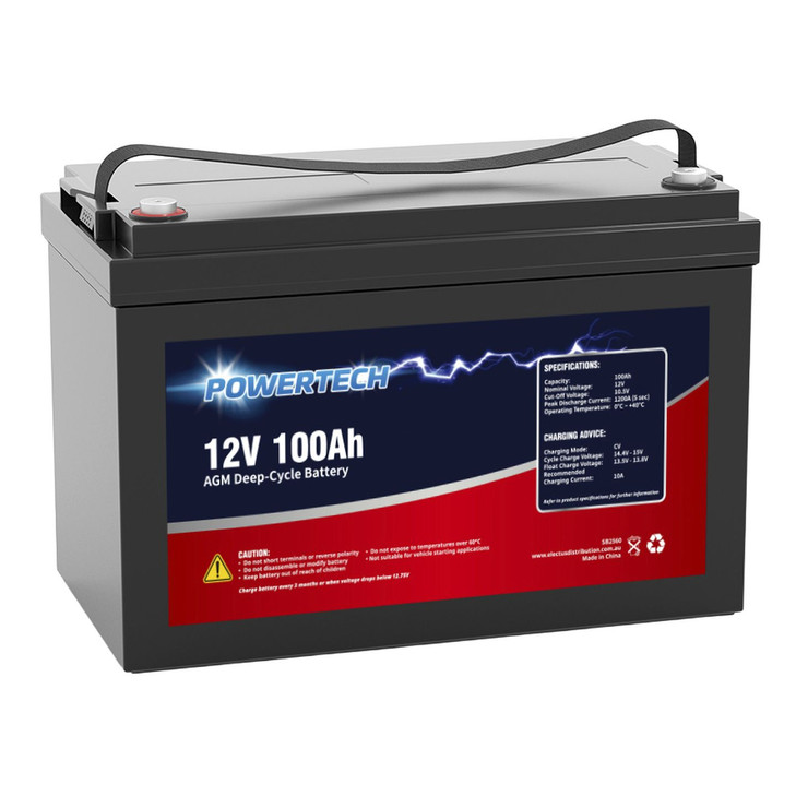 12V 100Ah AGM Deep Cycle Battery V2