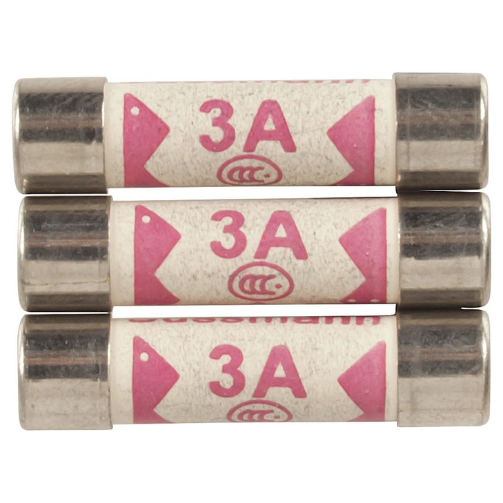 3A 6 x 25mm Ceramic Fast Blow Fuse