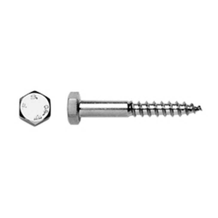 316 Hex Coach - Stainless Steel  - M6 x 30mm
