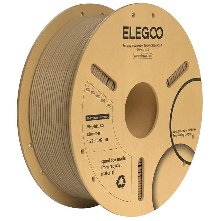 Elegoo PLA+ filament Wood color 1.75mm 1kg Roll