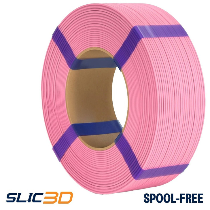 Slic3D PLA Spool-Less Pink 1.75mm 1kg filament
