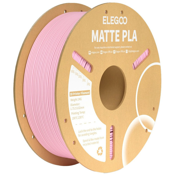 Elegoo PLA Matte filament Sakura Pink 1.75mm 1kg