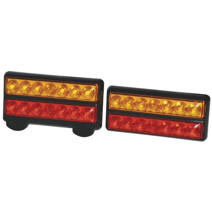 Extra Large Stop/Tail/Turn Light Sets - Combo Set Number Plate Light 200(L) x 93(W)mm