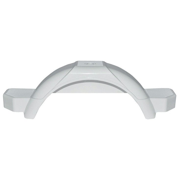 White Plastic Mudguard/Flaps for 13" Wheel
