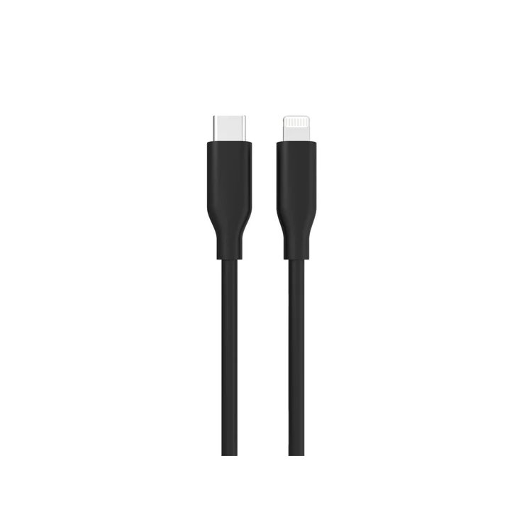 1.2m Black Silicone USB Type-C to Lightning™ MFi Cable