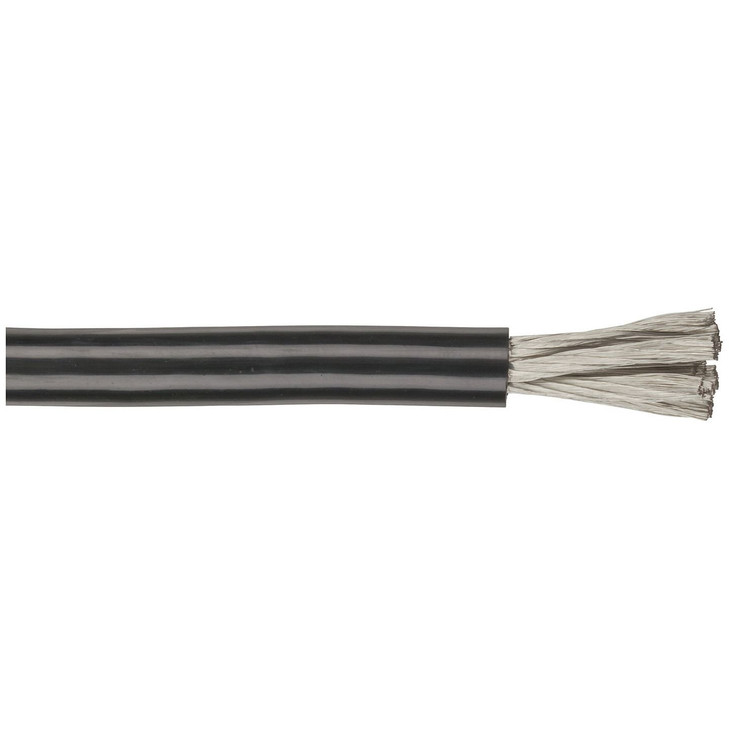 4 Gauge Super High Current OFC Cable - Black - Sold as 50m roll