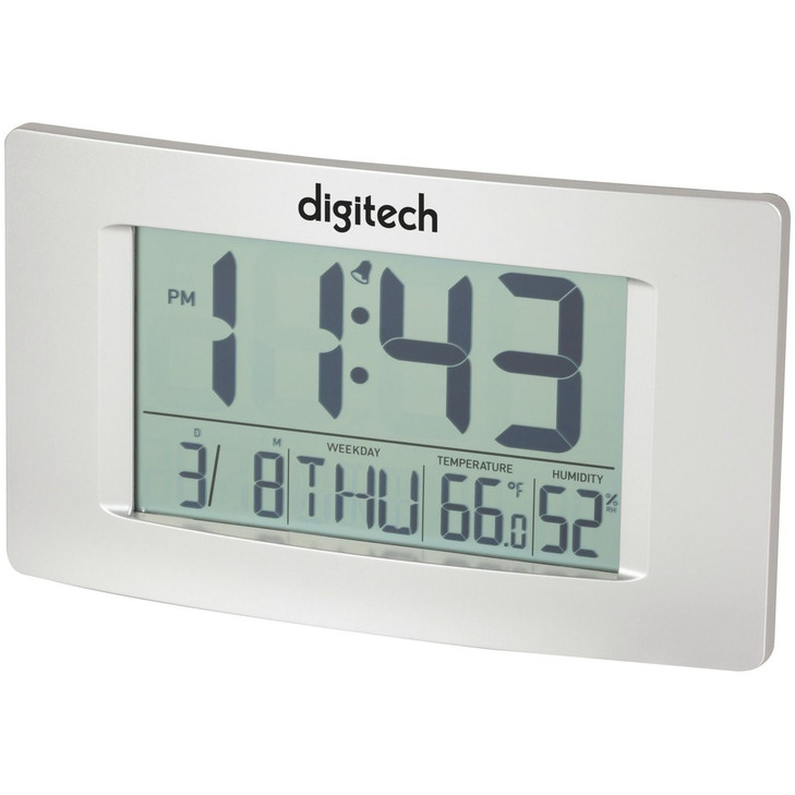 Multi-Function LCD Wall Clock
