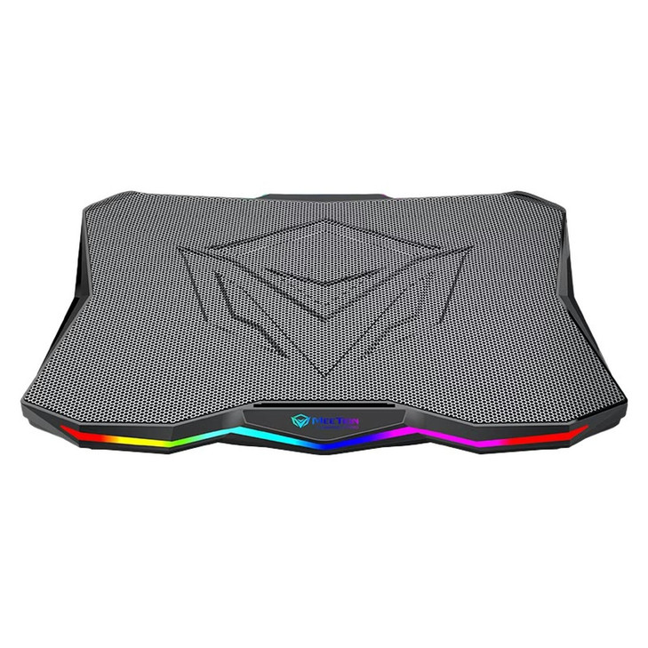 MEETION Gaming Cooling Pad RGB large fan suits 9"-17" Notebooks 