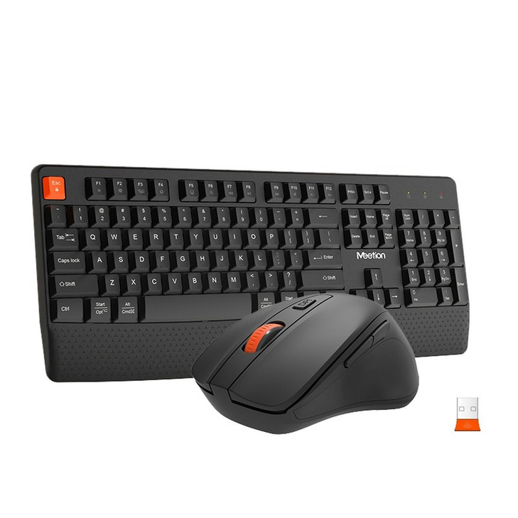 Meetion Ergonomic Wireless Keyboard and Mouse Combo 